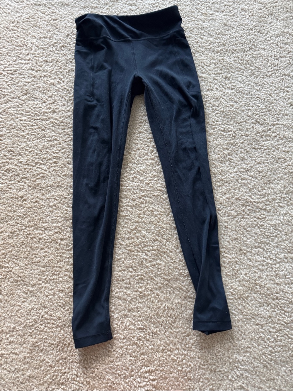 High-Rise Black Women's Leggings